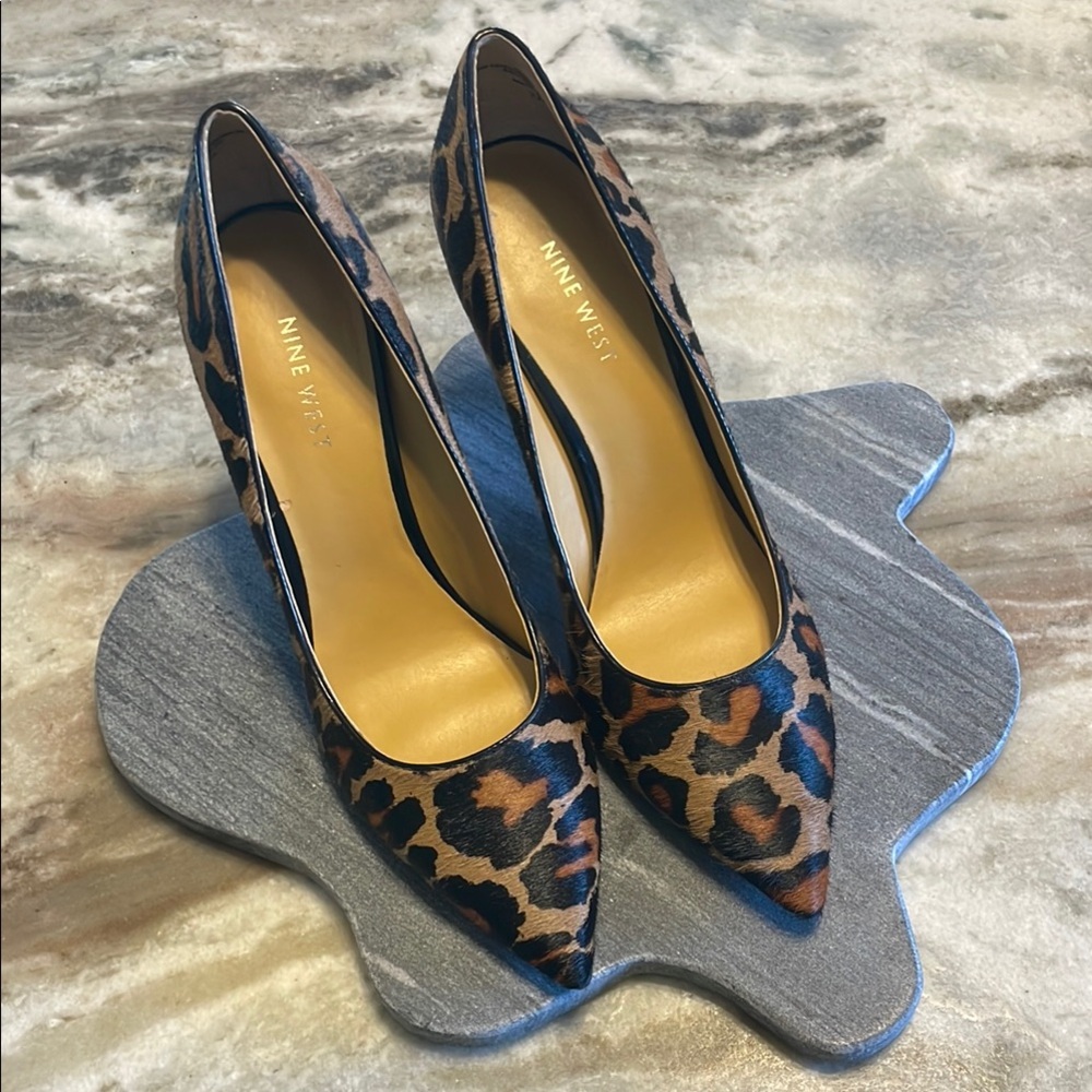 Nine West Leopard Print Heels